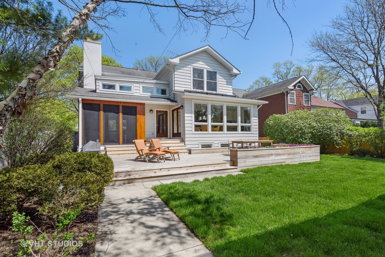 2234 Forestview Road Evanston, IL 60201 - Photo 71 of 76 a view of a house with a yard porch and sitting area