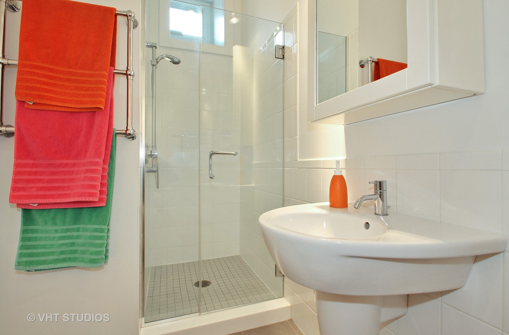2234 Forestview Road Evanston, IL 60201 - Photo 10 of 76 a bathroom with a sink and a shower