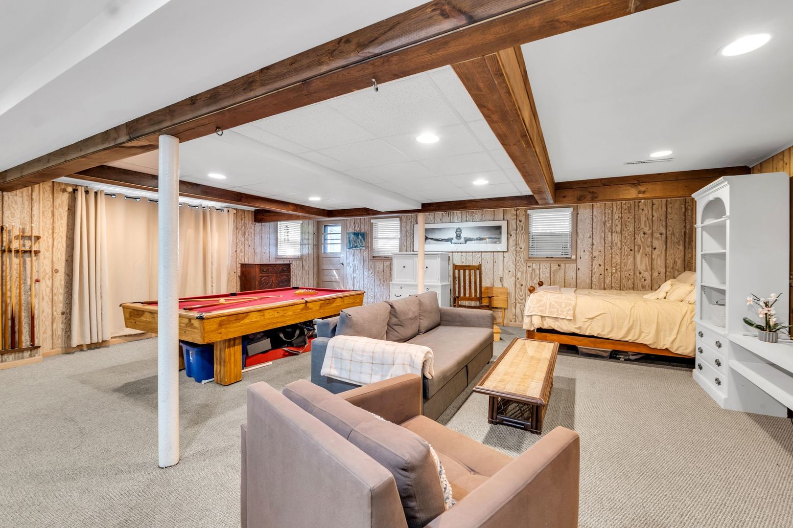 4018 Pitzen Road Johnsburg, IL 60051 - Photo 23 of 47 a bedroom with furniture and a wooden floor