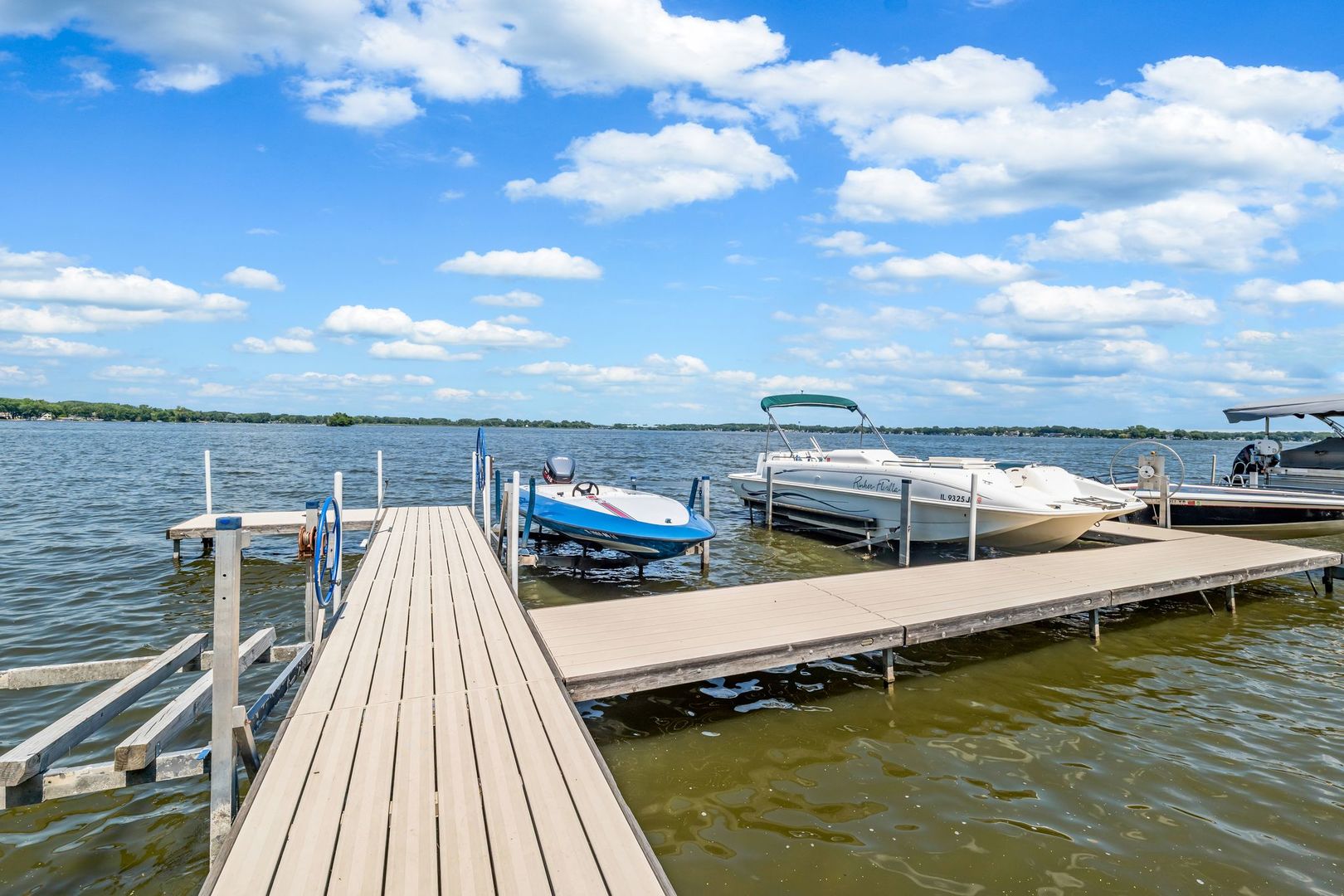 4018 Pitzen Road Johnsburg, IL 60051 - Photo 39 of 47 a view of a lake with couches