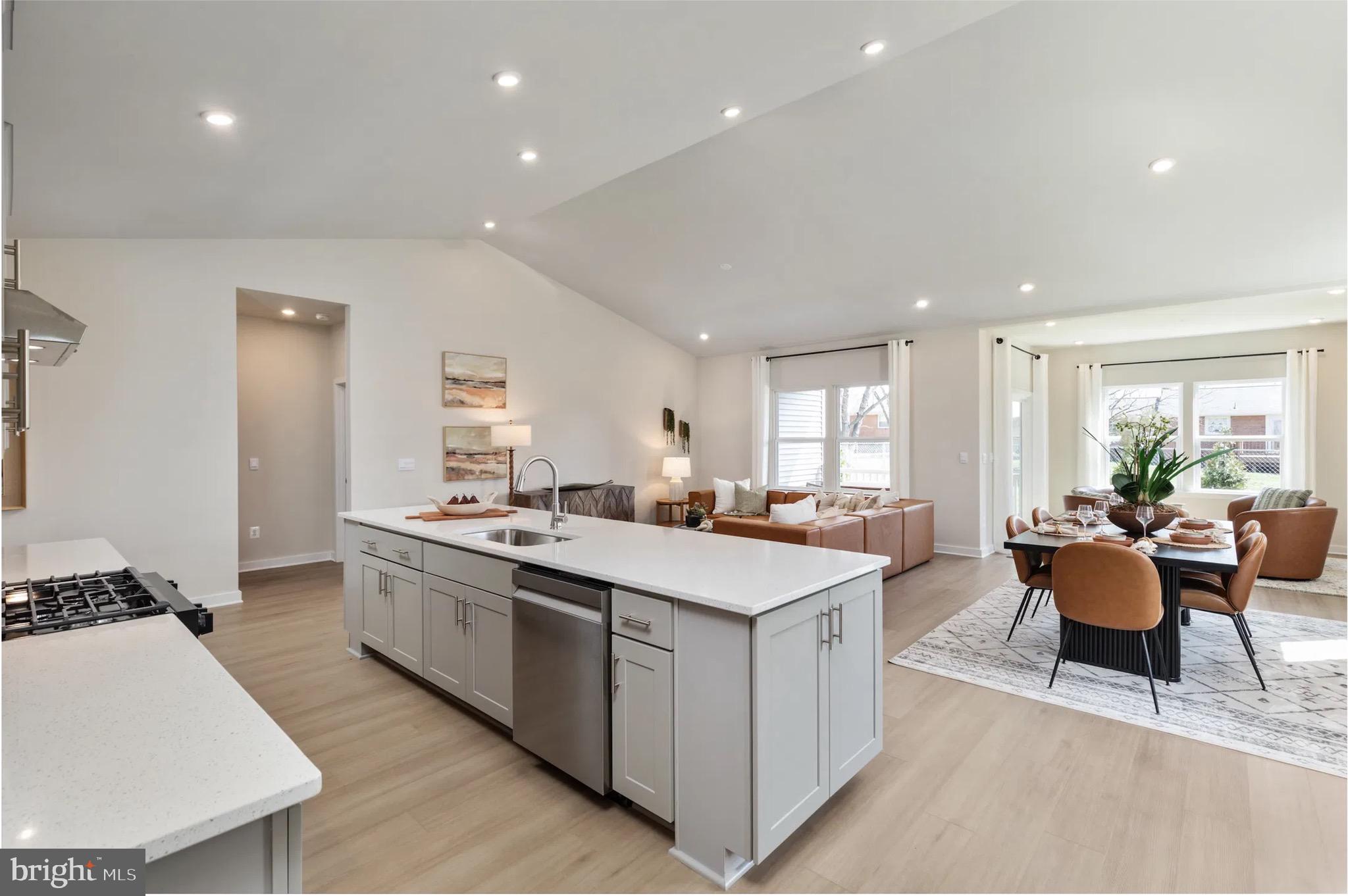 4 Bowens Run Road Bealeton, VA 22712 - Photo 21 of 21 a large kitchen with kitchen island a sink table and chairs