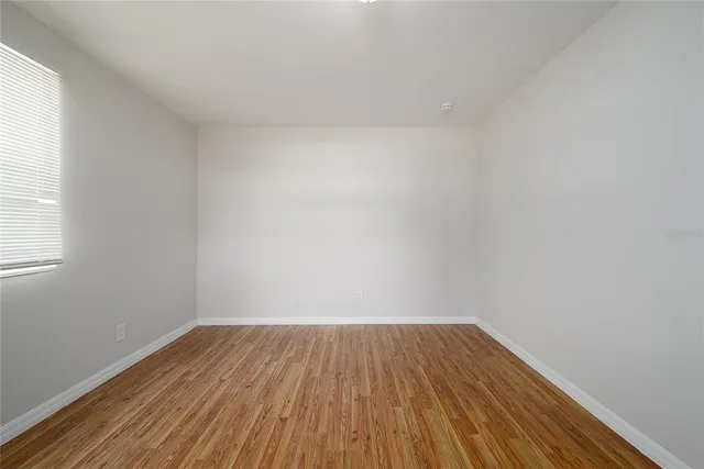 a view of wooden floor in a room