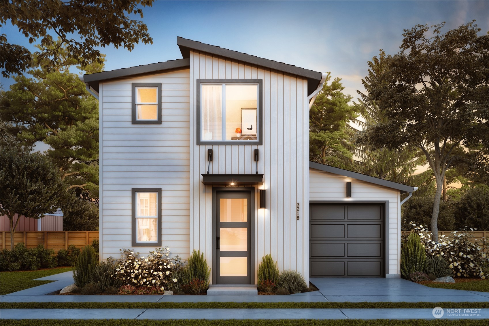 3218 Northeast 96th Street Seattle, WA 98115 - Photo 1 of 1 a front view of a house with garden