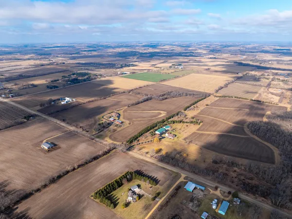 a view of an ocean and beach