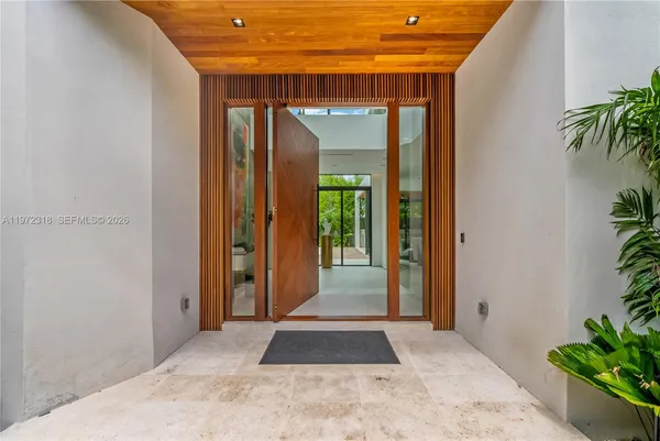 a view of a entryway