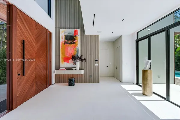 a very nice looking room with a large window