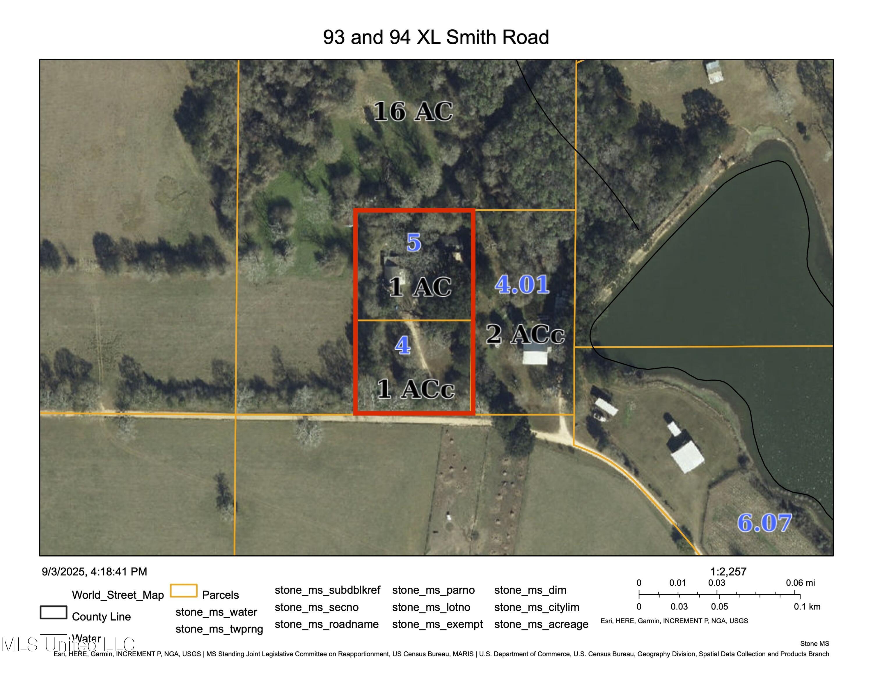 94 X L Smith Road Lumberton, MS 39455 - Photo 13 of 26 Tax Assessor Map