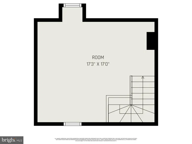 a picture of a bench in front of a door