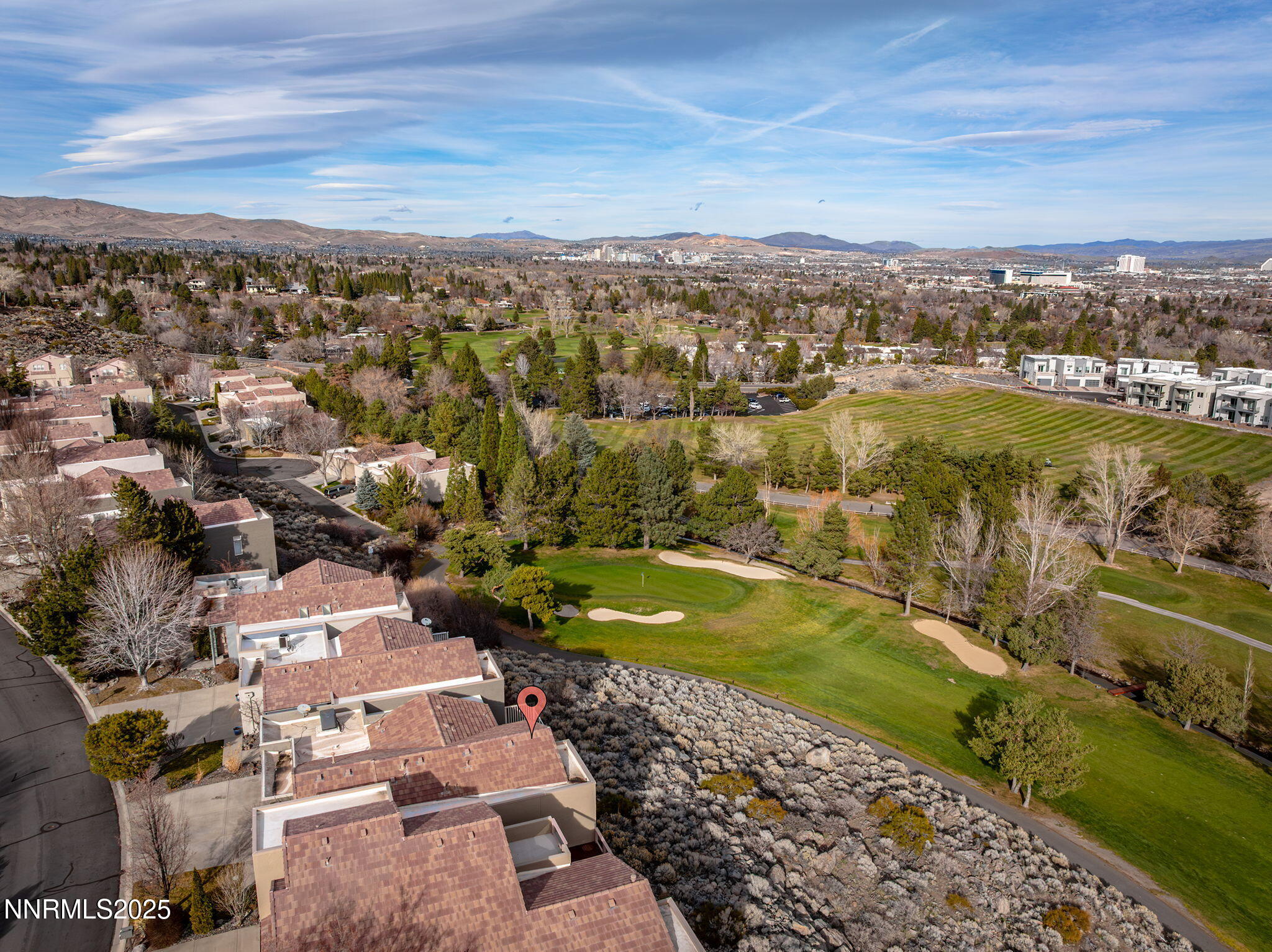2636 Edgerock Road Reno, NV 89519 - Photo 46 of 54 an aerial view of residential houses with outdoor space