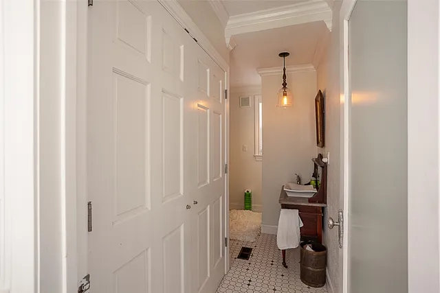 a bathroom with a sink and a toilet