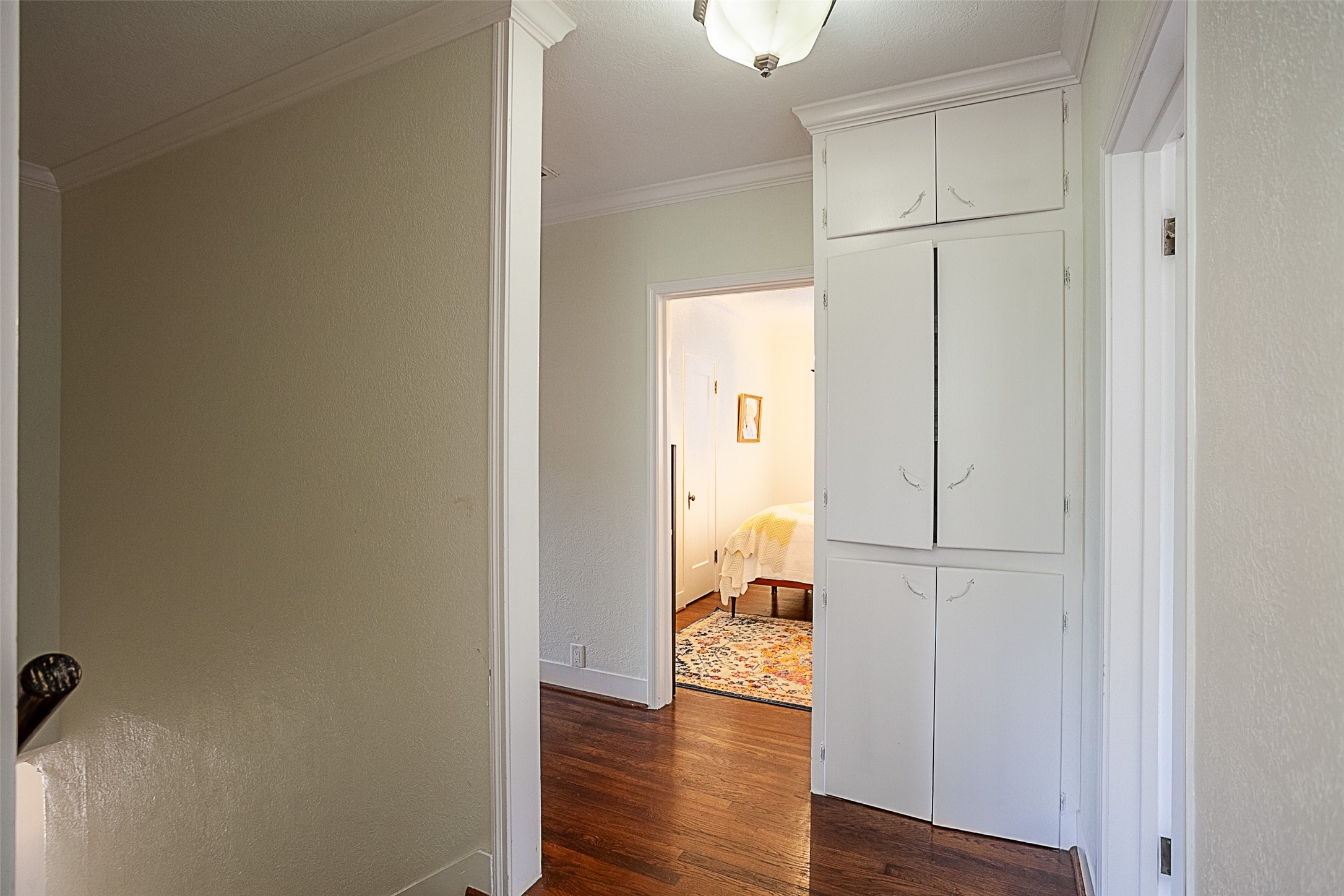260 Manor Street Beaumont, TX 77706 - Photo 32 of 50 a view of a hallway with wooden floor
