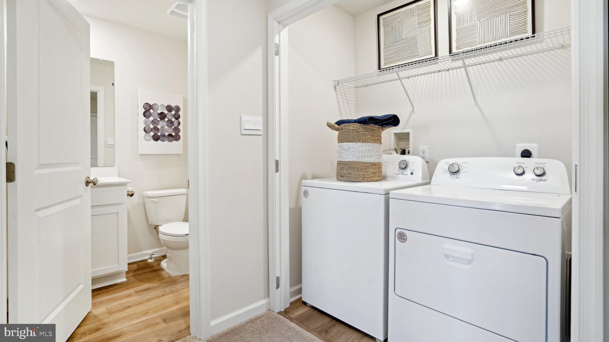 5 Eleanor Lane Roosevelt, NJ 08555 - Photo 21 of 25 a utility room with dryer and washer