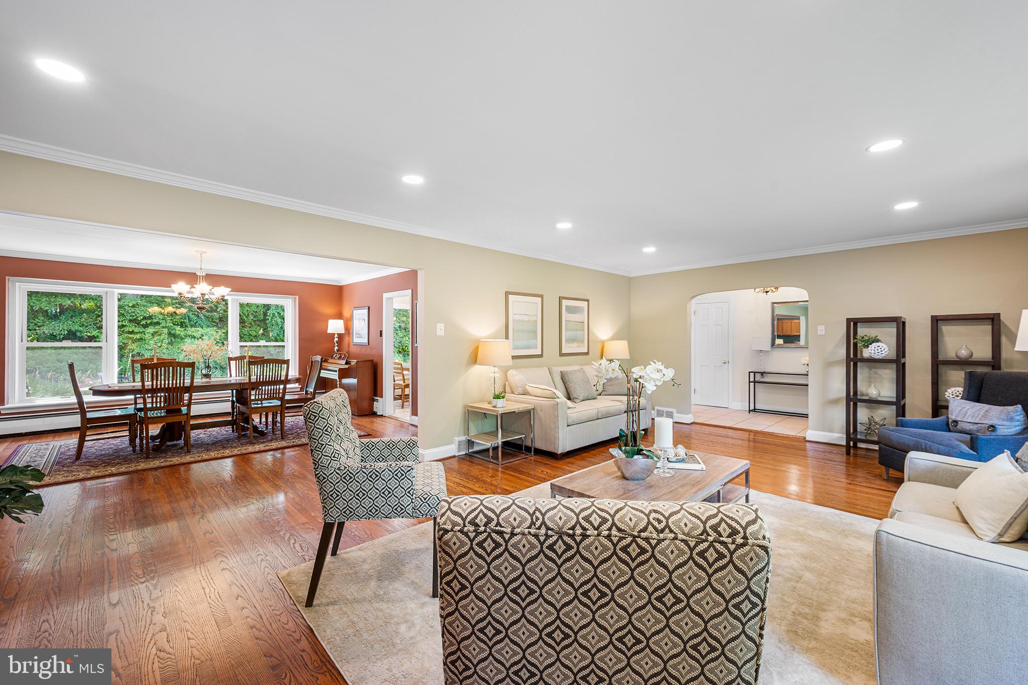612 Manayunk Road Merion Station, PA 19066 - Photo 13 of 48 a living room with furniture and a wooden floor