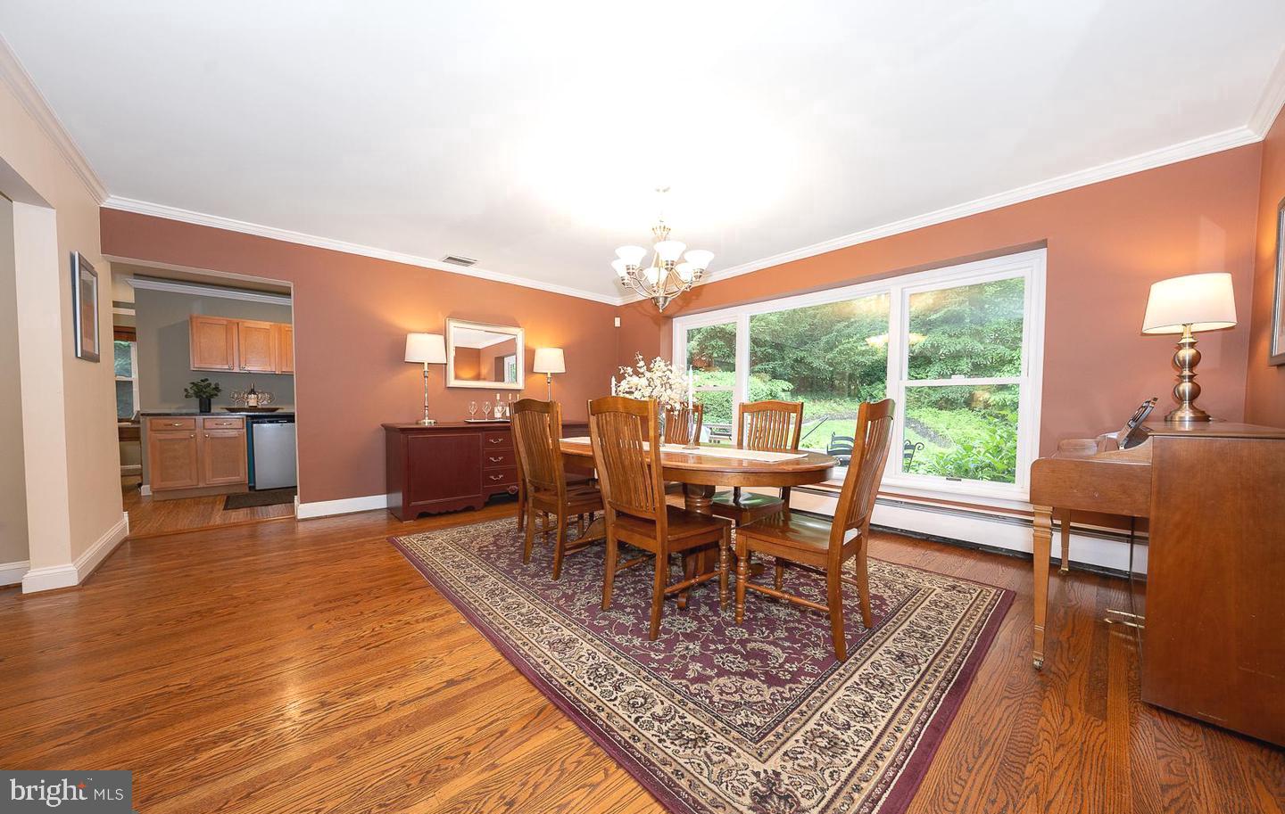 612 Manayunk Road Merion Station, PA 19066 - Photo 22 of 48 a dining room with furniture window and wooden floor