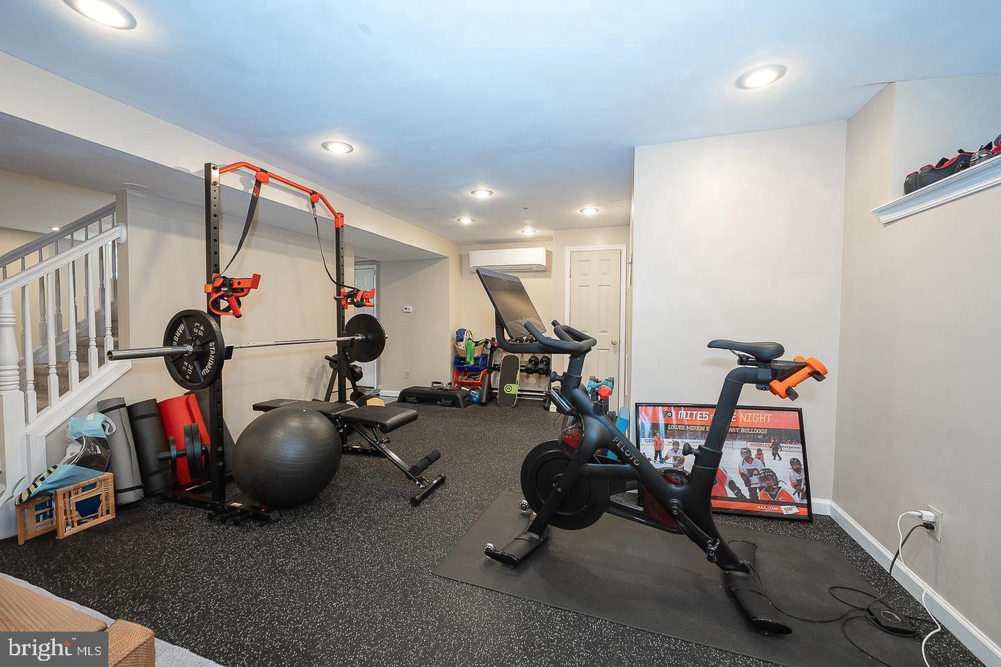 612 Manayunk Road Merion Station, PA 19066 - Photo 37 of 48 a view of a room with gym equipment