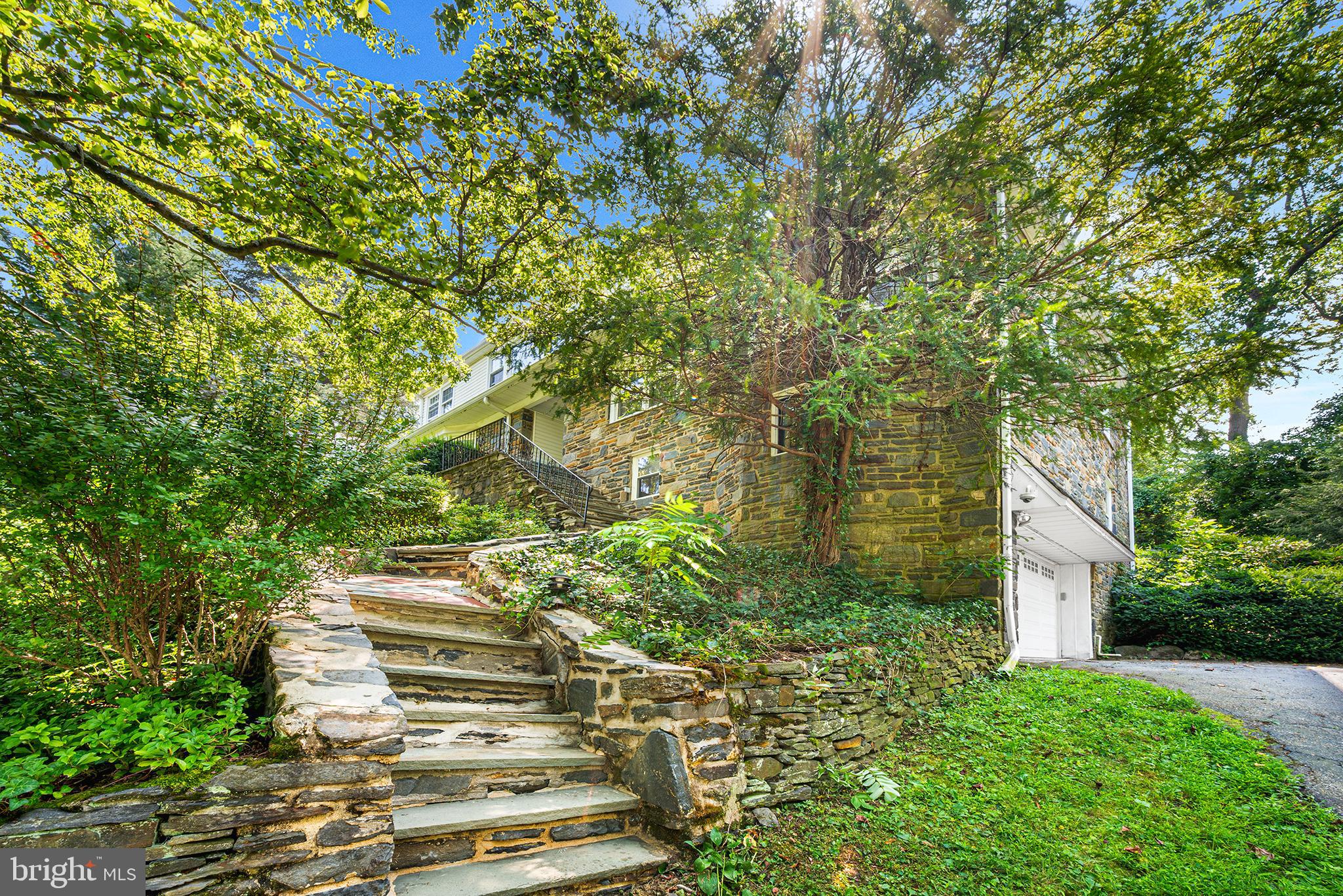 612 Manayunk Road Merion Station, PA 19066 - Photo 46 of 48 a view of a yard with plants and trees