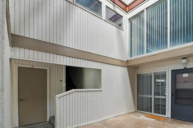 a view of front door