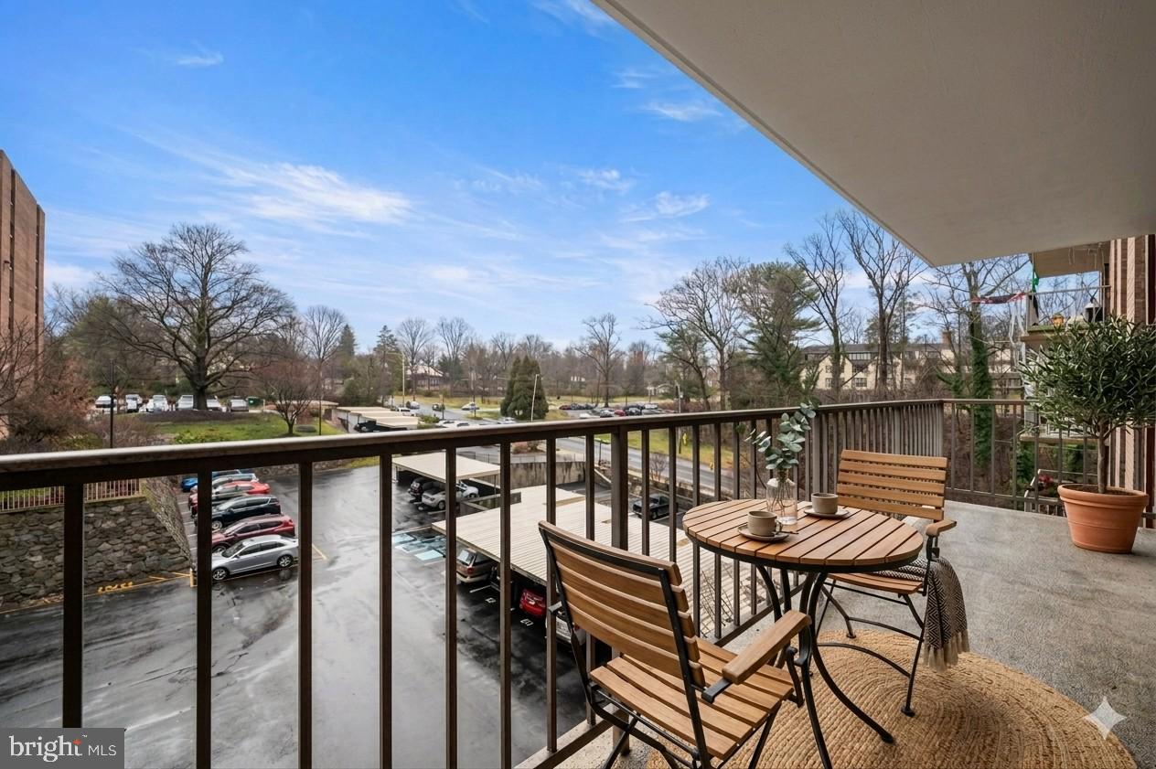 801 Yale Avenue, Unit 610 Swarthmore, PA 19081 - Photo 13 of 39 Large balcony virtually staged.