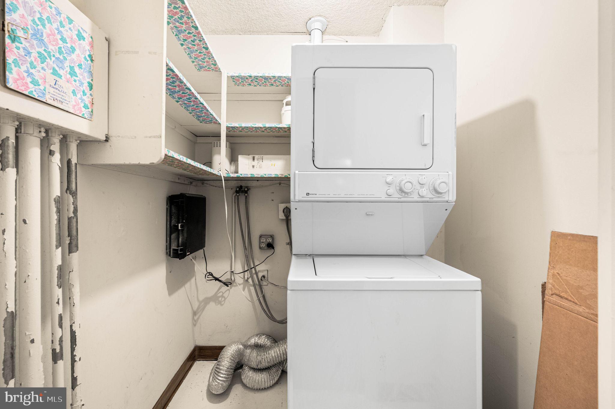 801 Yale Avenue, Unit 610 Swarthmore, PA 19081 - Photo 26 of 39 In-unit laundry closet.