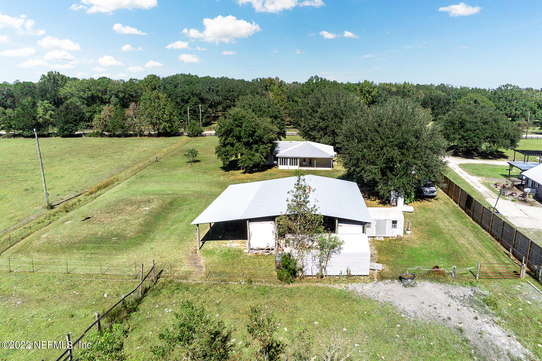 45918 Bismark Road Callahan, FL 32011 - Photo 43 of 45 an aerial view of a house with a yard