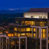 a view of a porch with a yard