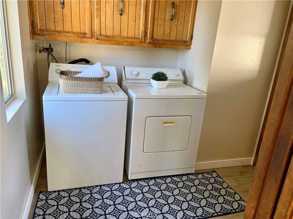 5507 Zermatt Drive Wrightwood, CA 92397 - Photo 13 of 31 a storage room with a washer and dryer