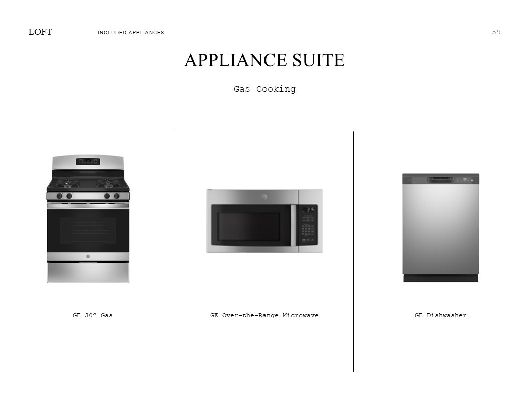 526 Samuel Rdg Drive Dayton, TX 77535 - Photo 33 of 45 Loft Look Palette 2: Appliance Selection Sheet (*Artist rendering used for illustration purposes only.)