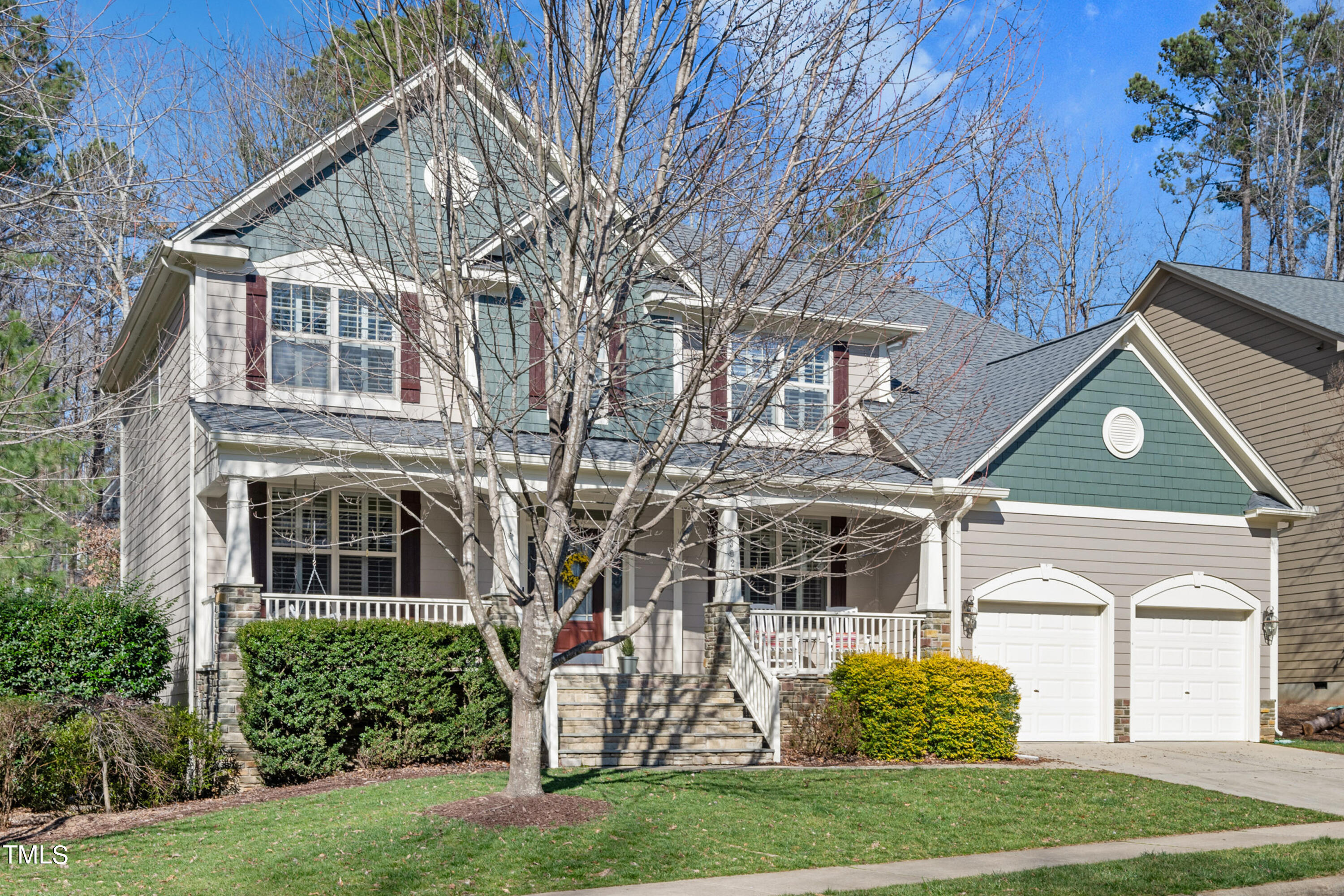 3020 Red Grape Drive Raleigh, NC 27607 - Photo 2 of 37 front view of a house with a yard