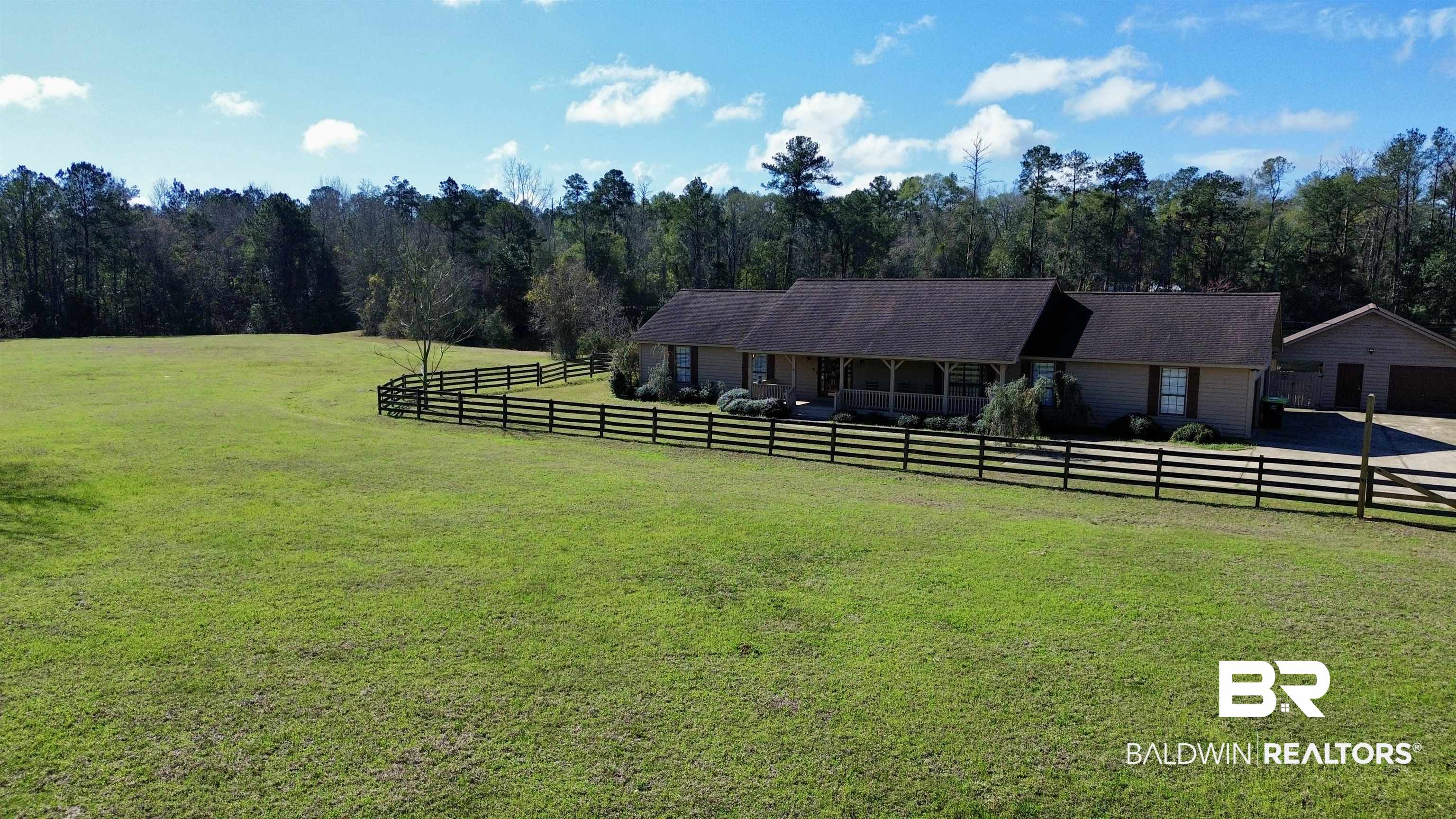 44 Ridge Road Castleberry, AL 36432 - Photo 31 of 33 Horse barn with a view of countryside