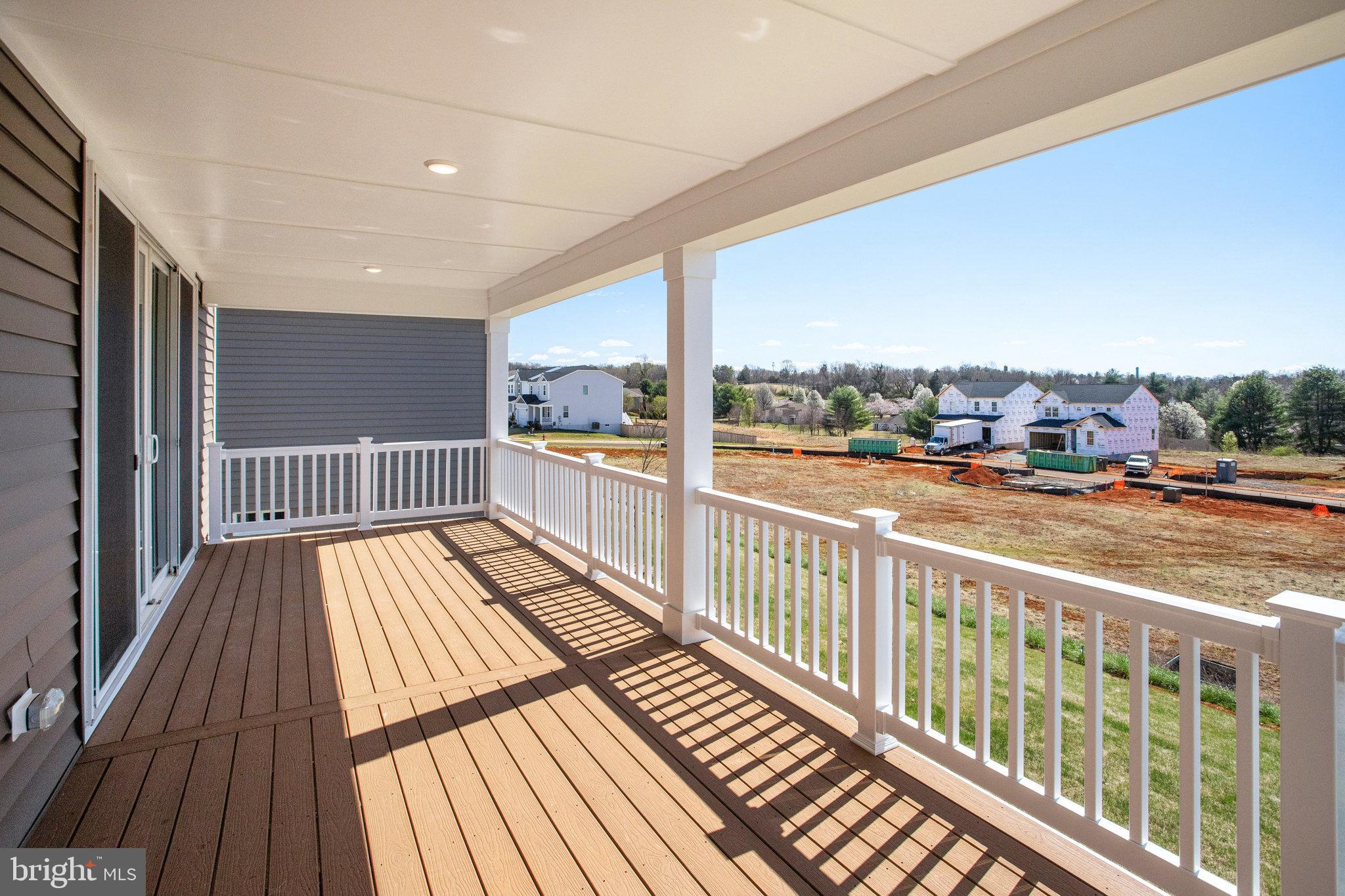 608 Clover Lane Orange, VA 22960 - Photo 25 of 38 a view of a balcony with wooden floor