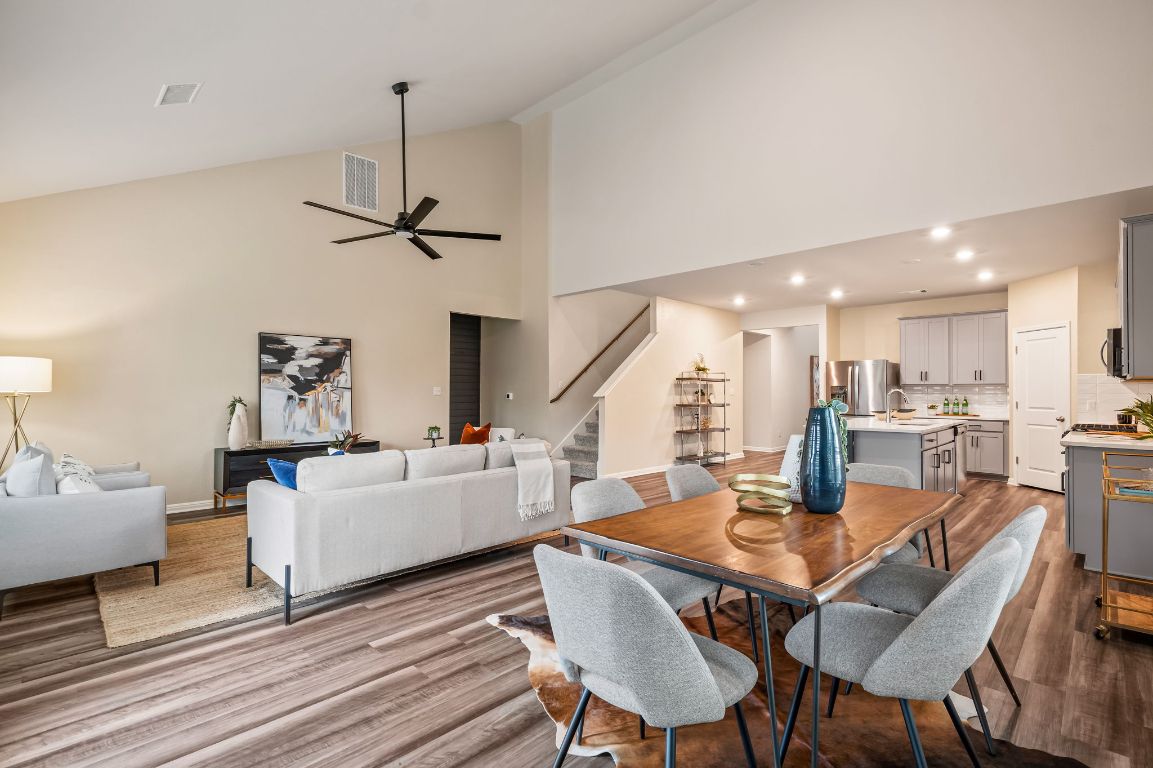 1509 Deering Run Leander, TX 78641 - Photo 16 of 37 a view of a dining room with furniture