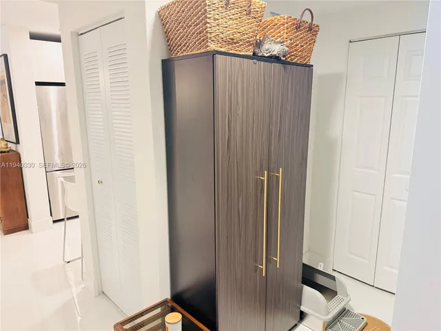 a view of front door