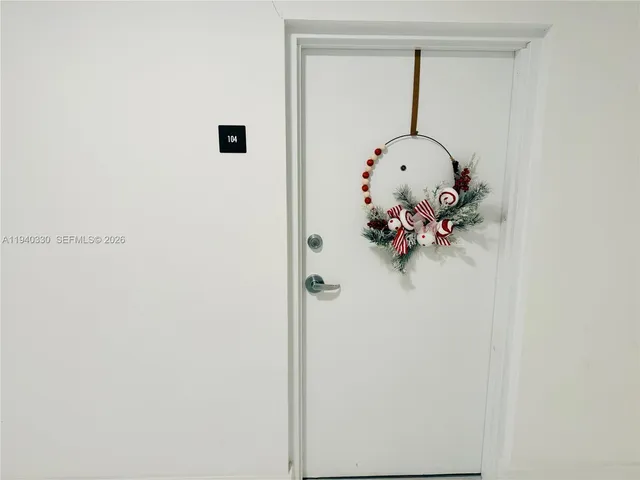 a picture of a door in a room