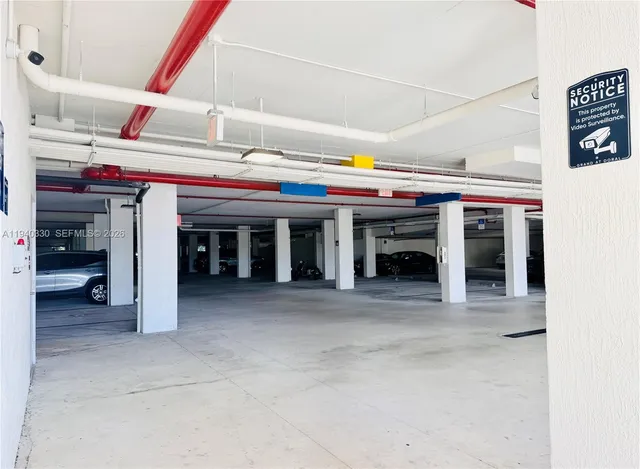 a view of an entrance of the building