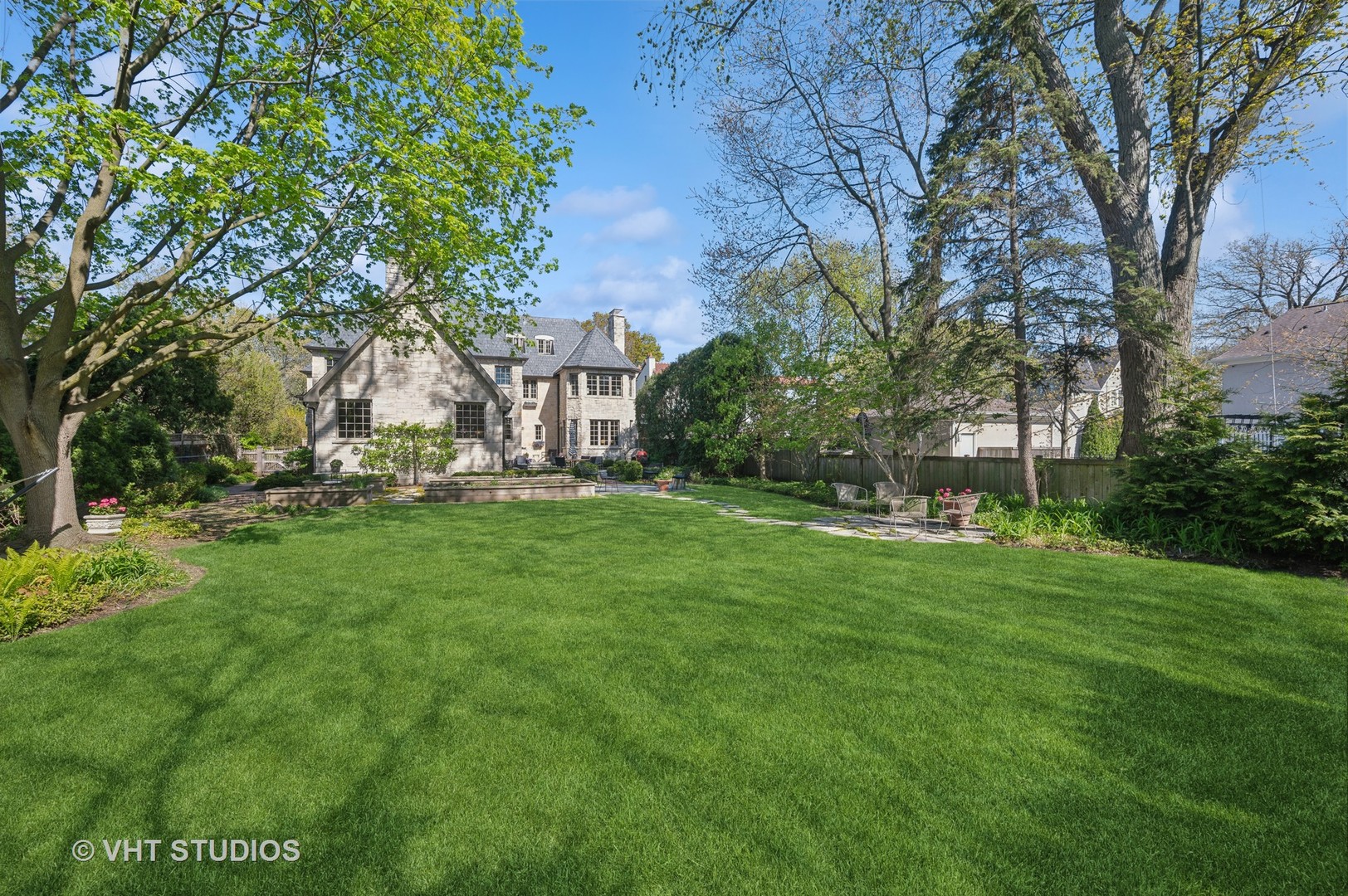 474 Sheridan Road Winnetka, IL 60093 - Photo 30 of 36 a view of yard with swimming pool and green space
