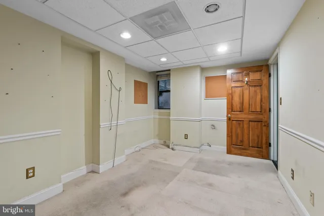 a view of an empty room