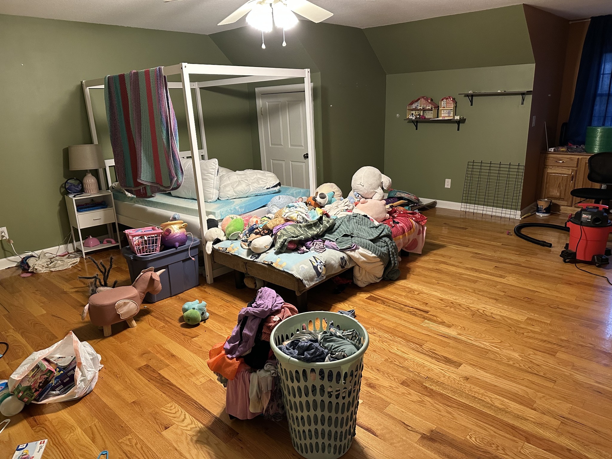 477 Carson Creek Road Limestone, TN 37681 - Photo 2 of 11 a bedroom with furniture and a wooden floor
