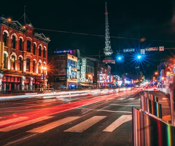 a view of street light