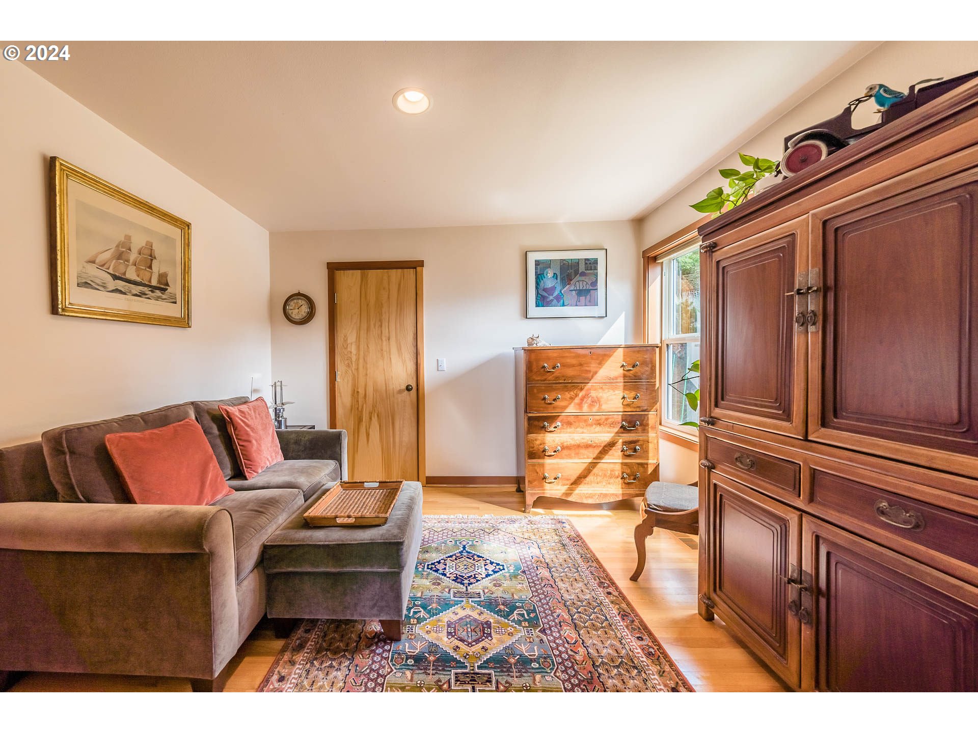 Ridge Road Pacific City, OR 97135 - Photo 11 of 34 a living room with furniture and a rug