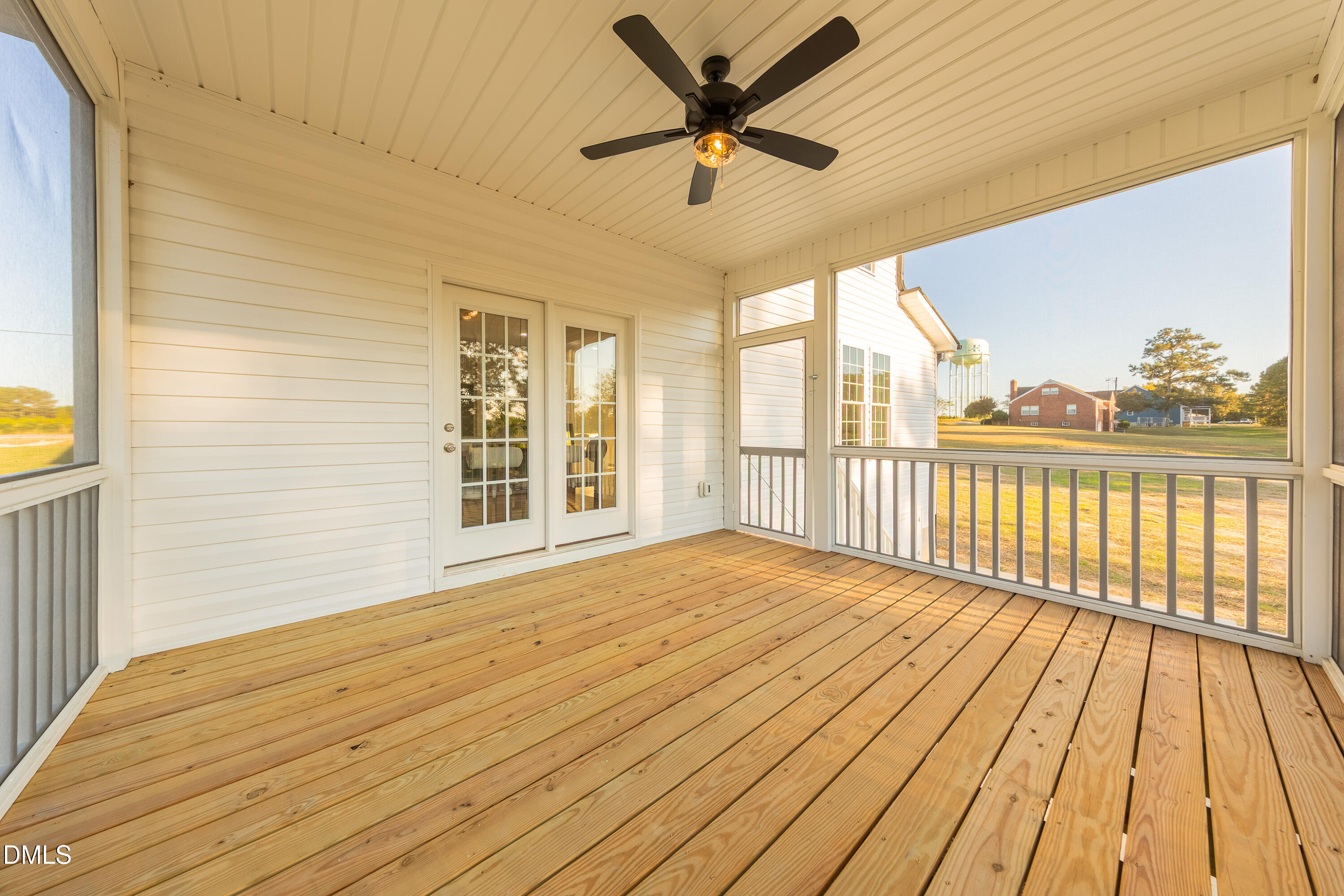 4251 Old Stage Road North Angier, NC 27501 - Photo 31 of 34 a view of a balcony with wooden floor