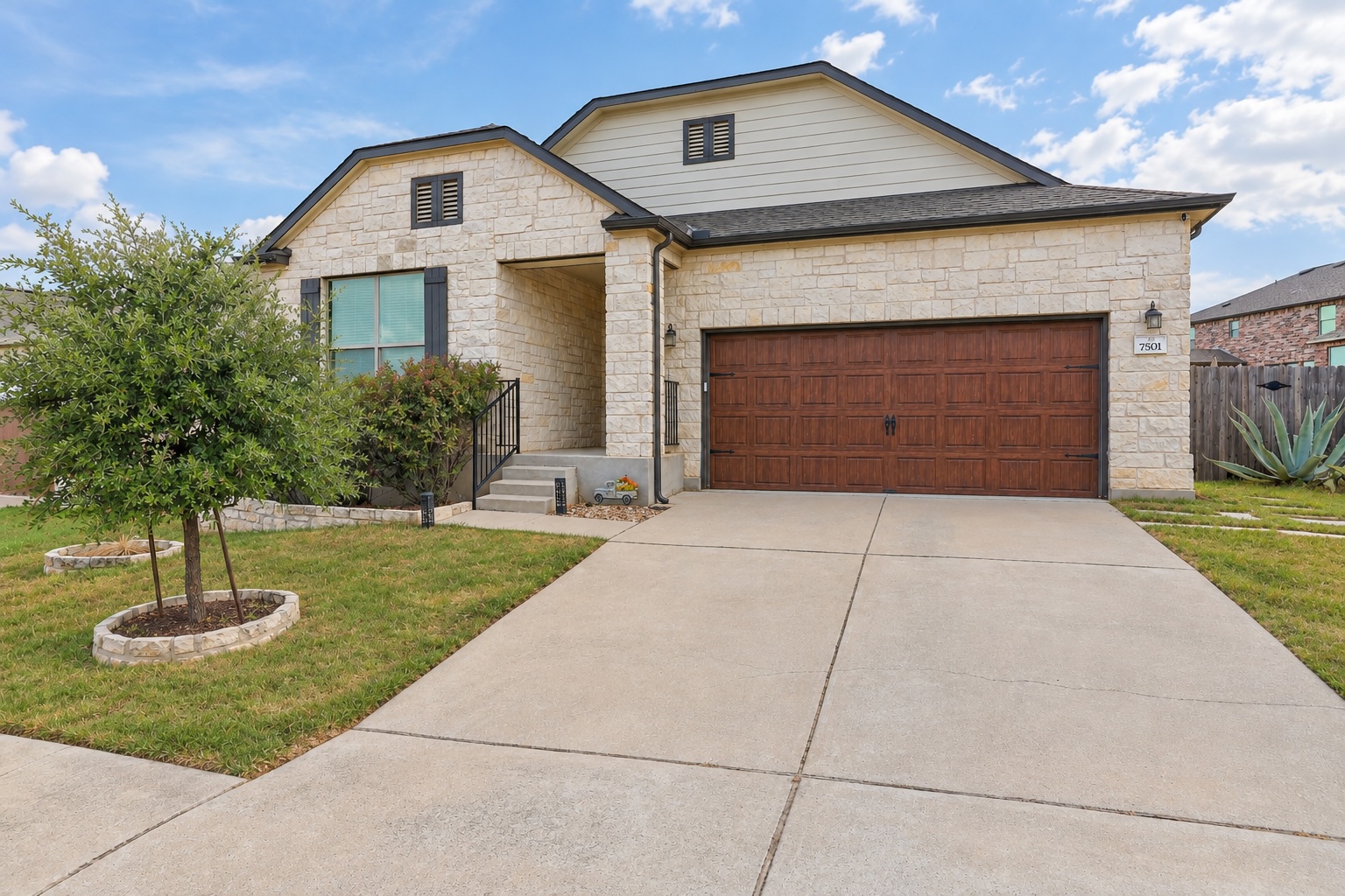 7501 Janes Ranch Road Austin, TX 78744 - Photo 1 of 19 7501 Janes Ranch Rd is a 1 story limestone home with a nearly-level driveway & low-maintenance front yard.