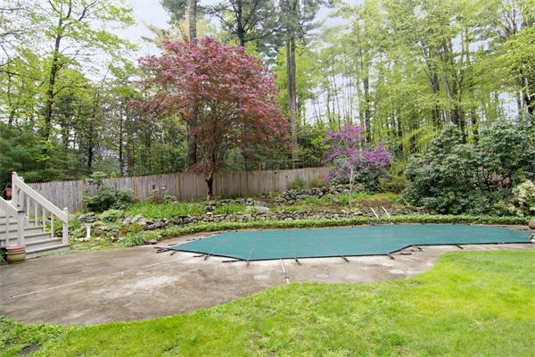 115 Pine Hill Road Boxborough, MA 01719 - Photo 26 of 28 a view of a backyard with plants and large trees