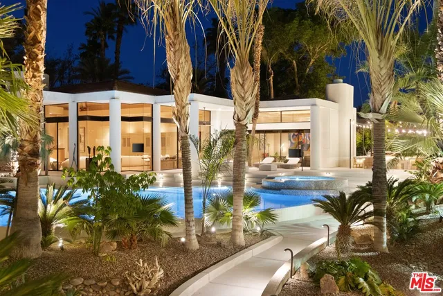 a view of a house with entertaining space