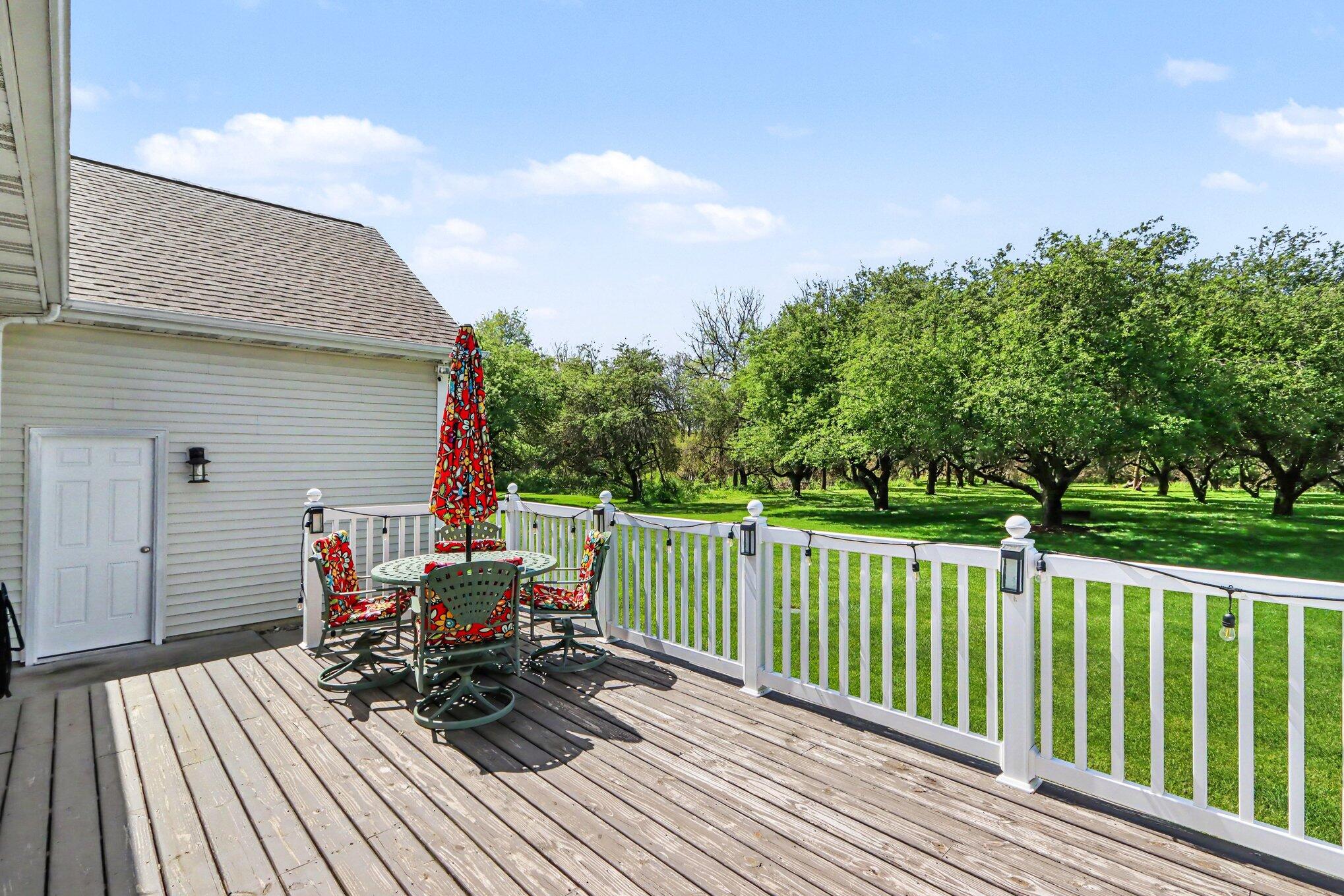 7928 Spring Haven Kalamazoo, MI 49009 - Photo 36 of 36 DECK OVERLOOKING APPLE ORCHARD