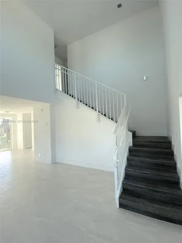 a view of a livingroom with a window