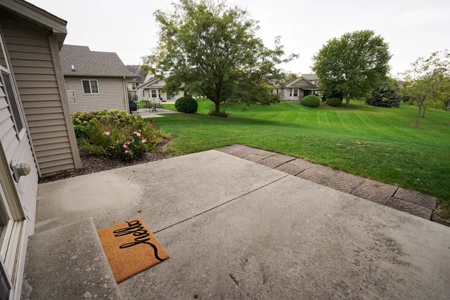 a view of a back yard