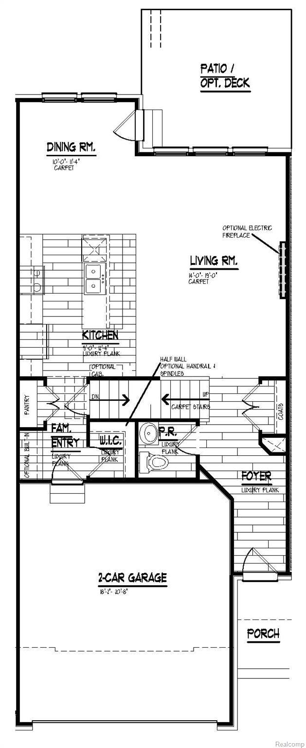 3012 Canopy Tree Way, Unit 9 Ann Arbor, MI 48103 - Photo 36 of 38 Main level floorplan