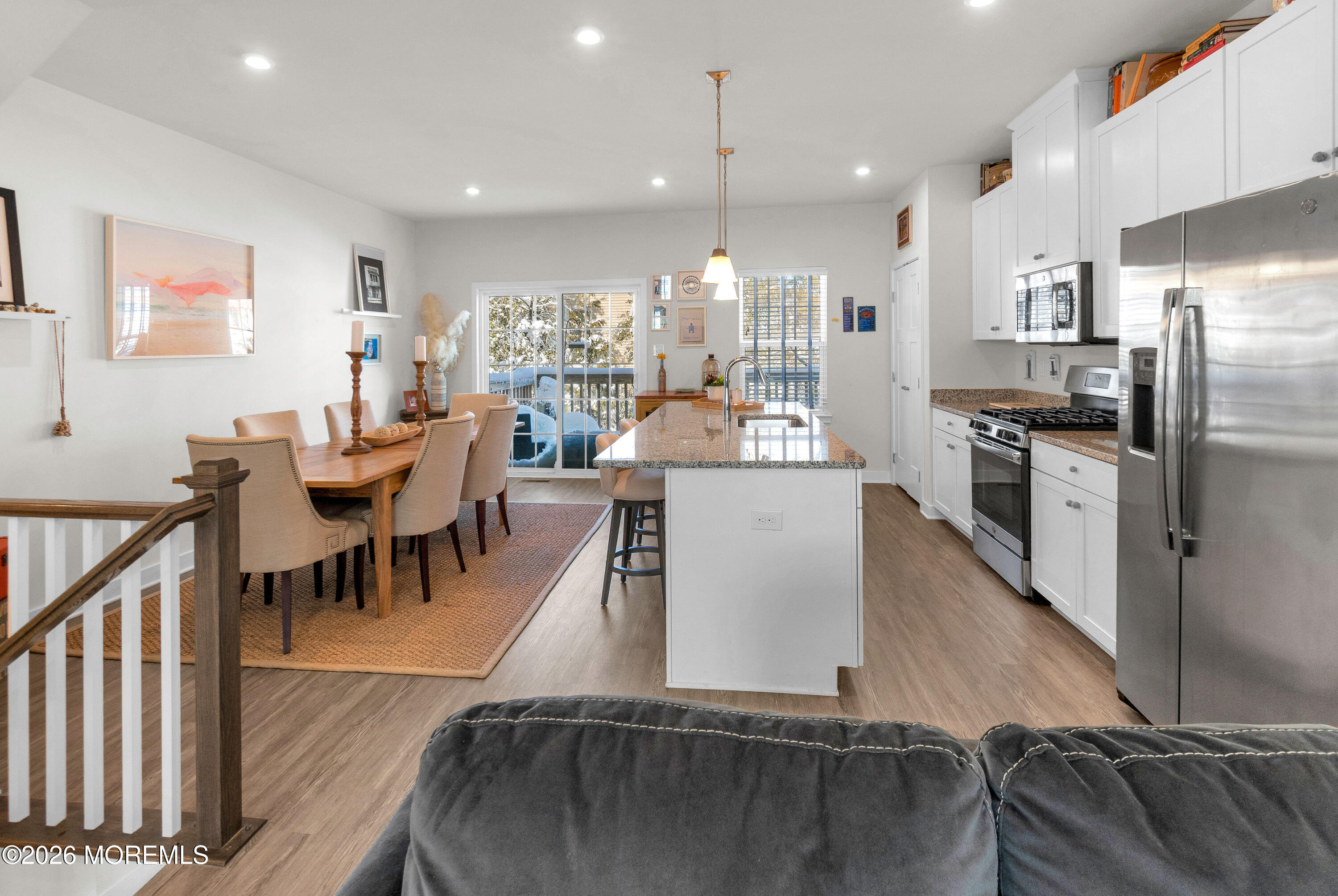 104 High Pointe Lane Neptune Township, NJ 07753 - Photo 11 of 32 Living Room/Kitchen