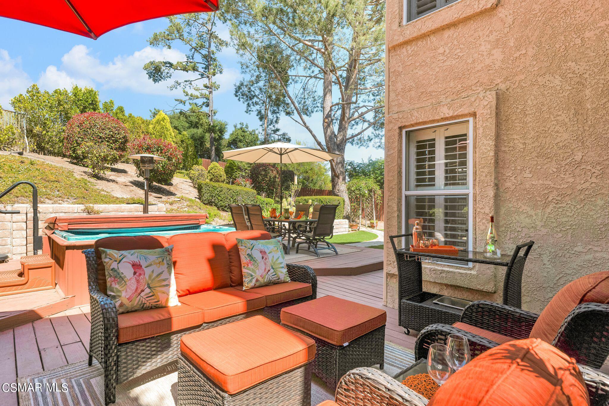 506 Innwood Road Simi Valley, CA 93065 - Photo 46 of 54 a outdoor space with patio the couches and a dining table with chairs