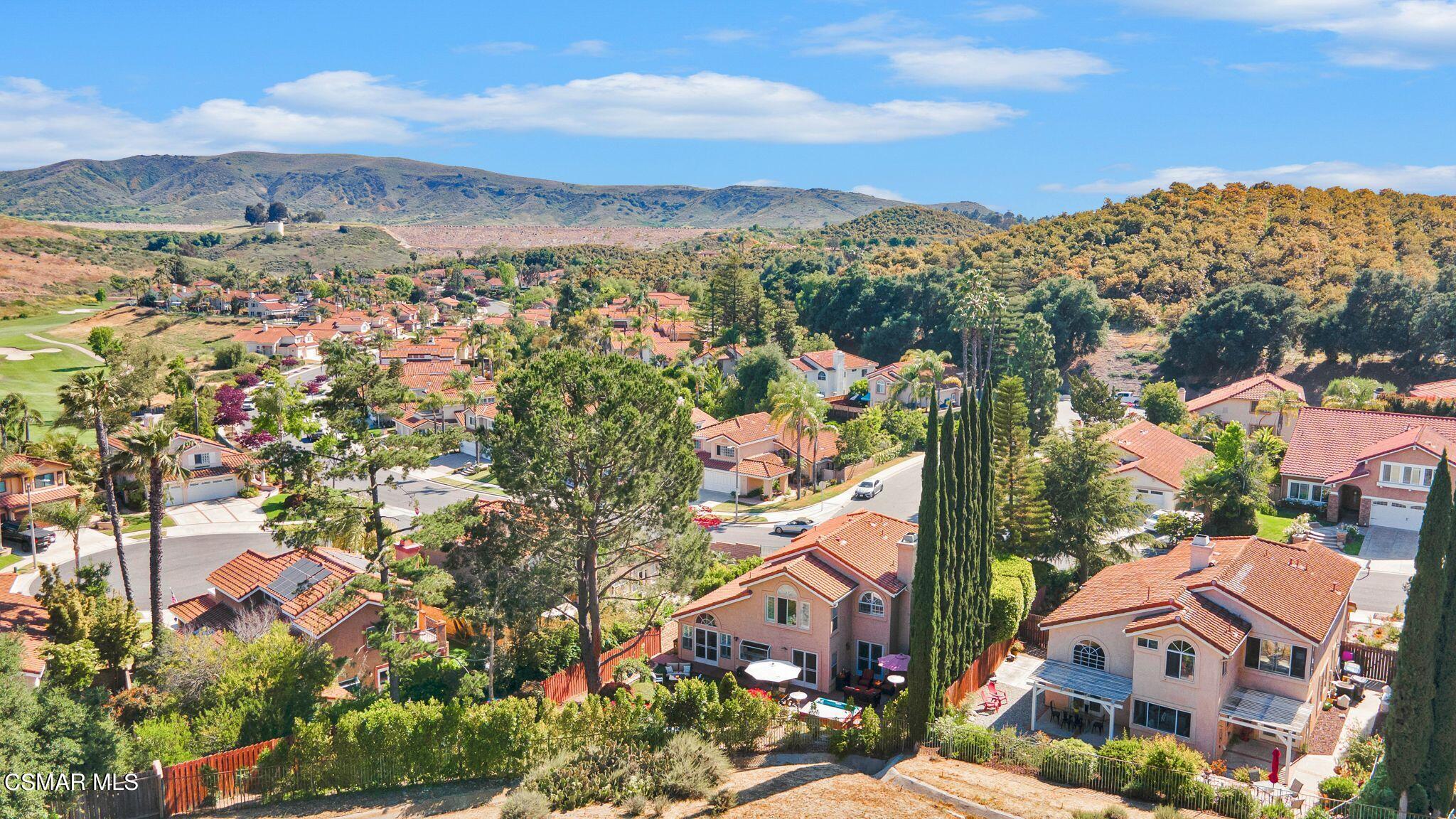 506 Innwood Road Simi Valley, CA 93065 - Photo 54 of 54 an aerial view of residential houses with outdoor space and trees